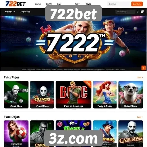 Comparação entre jogos disponíveis na 722bet